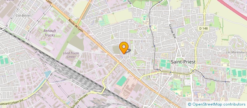 localisation de l'entreprise MADAME PERINE ROUSTY  SAINT-PRIEST