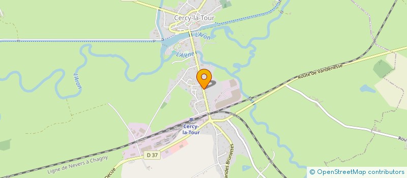 localisation de l'entreprise MADAME PERLE AUROUSSEAU  CERCY-LA-TOUR