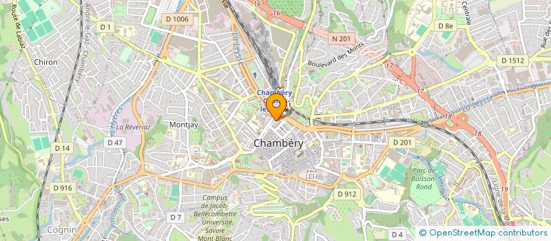 localisation de l'entreprise MADAME PERLE CHABRIERE à CHAMBERY