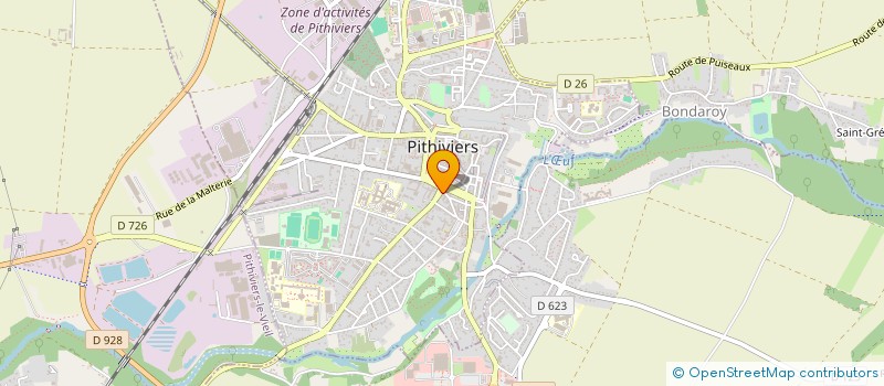 localisation de l'entreprise MADAME PERLE CRUTZ  PITHIVIERS