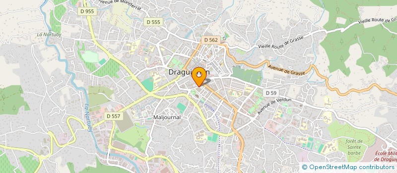 localisation de l'entreprise MADAME PERLE DEBARD  DRAGUIGNAN