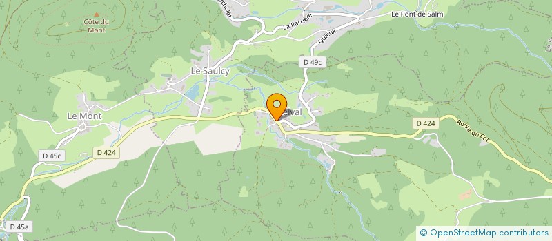 localisation de l'entreprise MADAME PERLE DELORME SOIT DELORMOZ  BELVAL