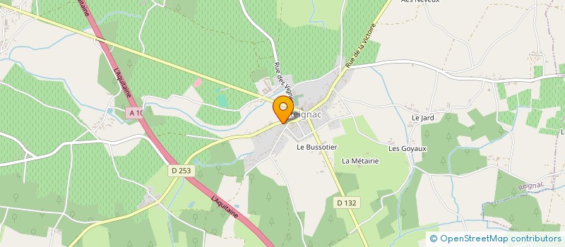 localisation de l'entreprise MADAME PERLE DEMETER à REIGNAC