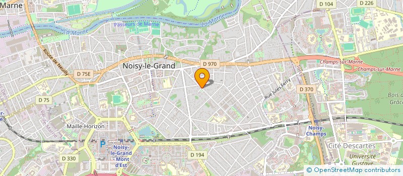 localisation de l'entreprise MADAME PERLE DORQUELLE  NOISY-LE-GRAND