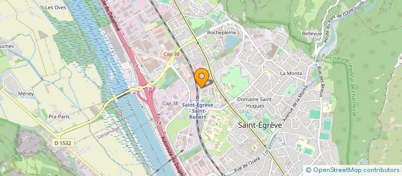 localisation de l'entreprise MADAME PERLE GALLINA  SAINT-EGREVE