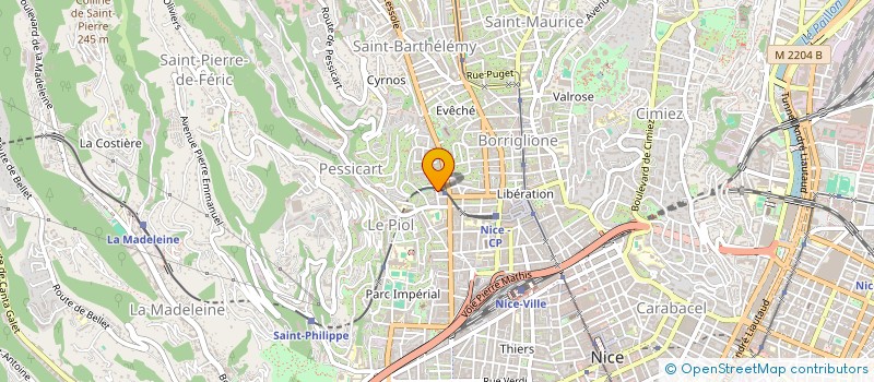 localisation de l'entreprise MADAME PERLE GRAZIOTTI à NICE