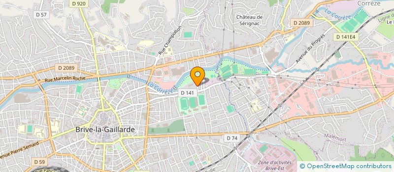 localisation de l'entreprise MADAME PERLE LADOWICHT à BRIVE-LA-GAILLARDE