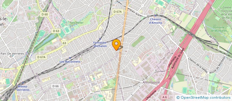 localisation de l'entreprise MADAME PERLE MAYER à ANTONY