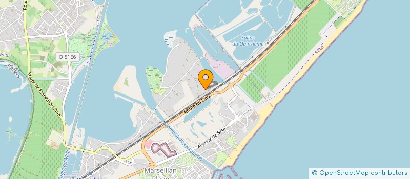 localisation de l'entreprise MADAME PERLE RAILLARD à MARSEILLAN