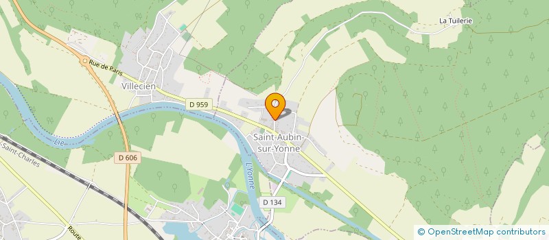 localisation de l'entreprise MADAME PERLE VISS  SAINT-AUBIN-SUR-YONNE