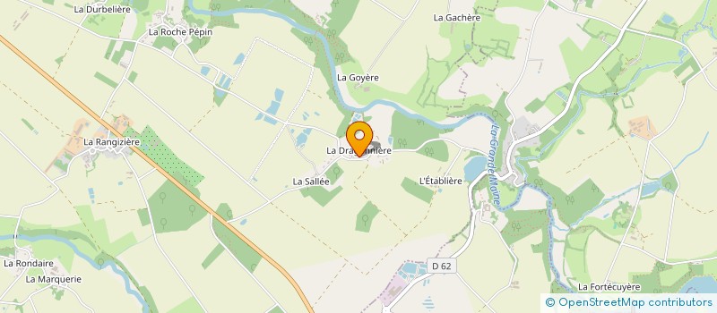localisation de l'entreprise MADAME PERLINE DUGUE à MONTAIGU-VENDEE