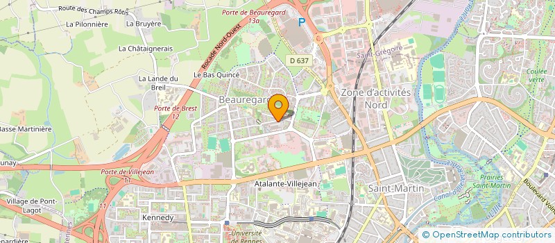 localisation de l'entreprise MADAME PERLINE RAZANAMARY à RENNES