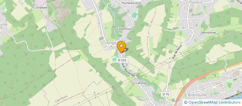 localisation de l'entreprise MADAME PERNELLE COUTURE  ANGICOURT