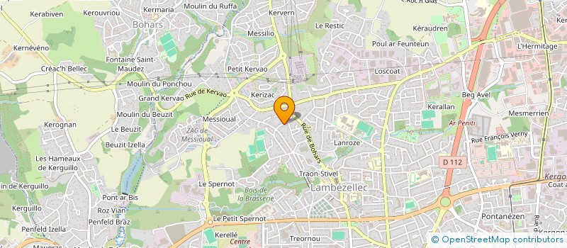 localisation de l'entreprise MADAME PERNETTE MINEL à BREST