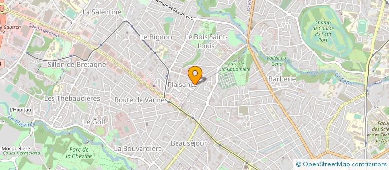 localisation de l'entreprise MADAME PERNILLE THORUP CHRISTENSEN à ORVAULT