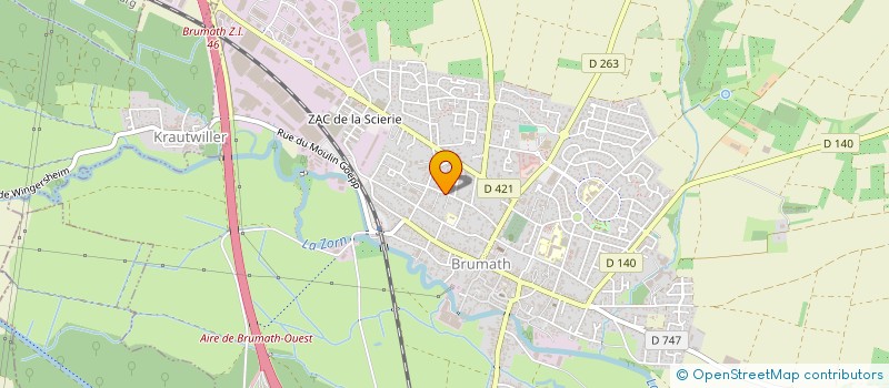 localisation de l'entreprise MADAME PEROLINE PLANUS  MUNDOLSHEIM