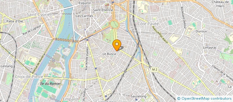 localisation de l'entreprise MADAME PEROLINE ROBERT  TOULOUSE