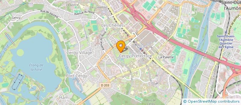 localisation de l'entreprise MADAME PERPETUE MATAYA  CERGY