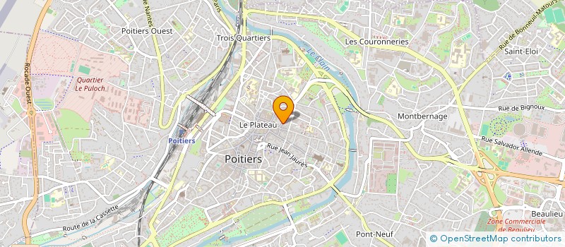 localisation de l'entreprise MADAME PERRAIN FERNAND à POITIERS