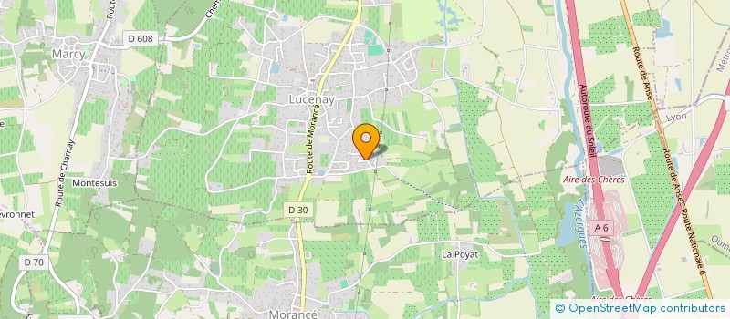 localisation de l'entreprise MADAME PERRINE ACHARD  LUCENAY