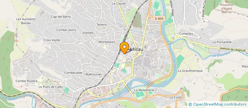 localisation de l'entreprise MADAME PERRINE ALBARIC à MILLAU