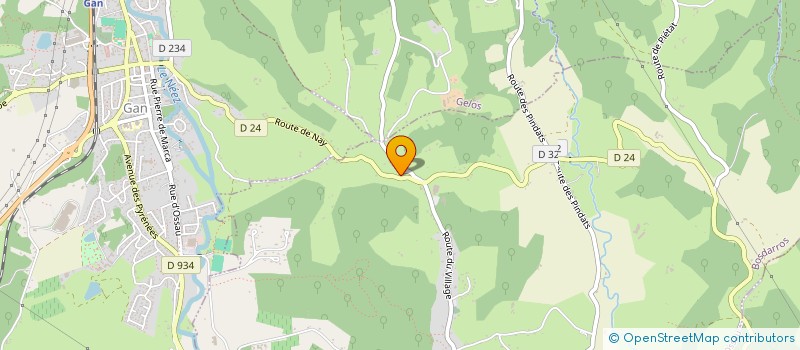 localisation de l'entreprise MADAME PERRINE ANQUELLE  BOSDARROS