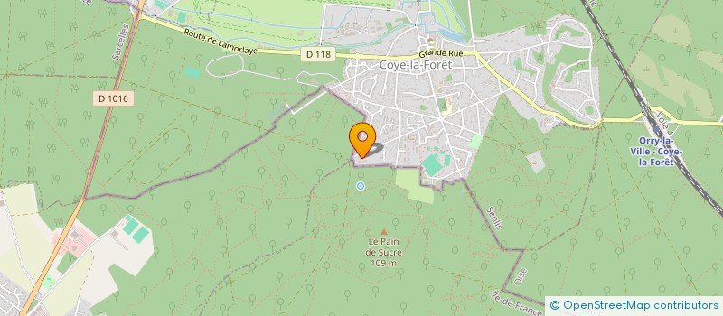 localisation de l'entreprise MADAME PERRINE APPERT  COYE-LA-FORET