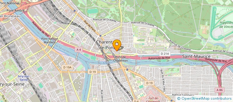 localisation de l'entreprise MADAME PERRINE AUCLAIR à CHARENTON-LE-PONT