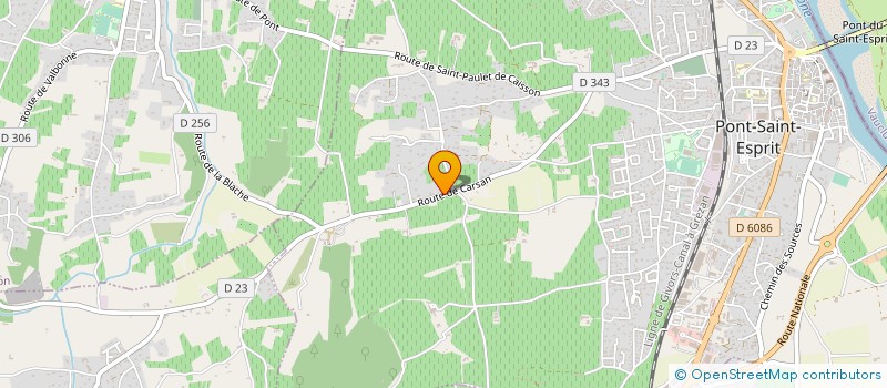 localisation de l'entreprise MADAME PERRINE BAYLE  CARSAN