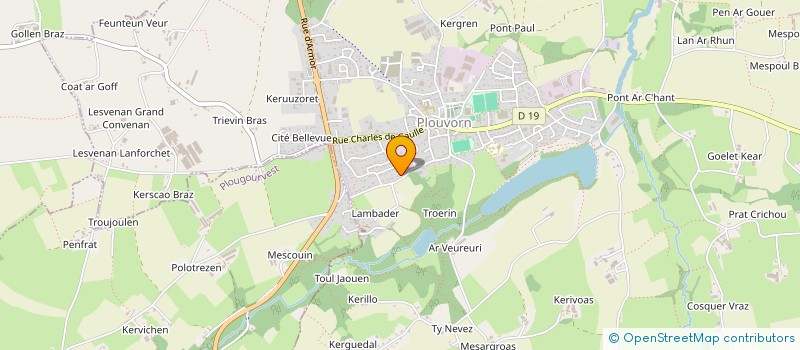 localisation de l'entreprise MADAME PERRINE BELLUTEAU à PLOUVORN