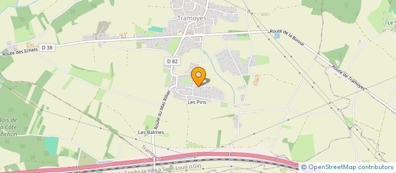 localisation de l'entreprise MADAME PERRINE BERGEON  TRAMOYES