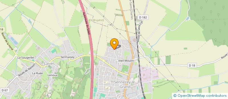 localisation de l'entreprise MADAME PERRINE BERNET  SENNECEY-LE-GRAND