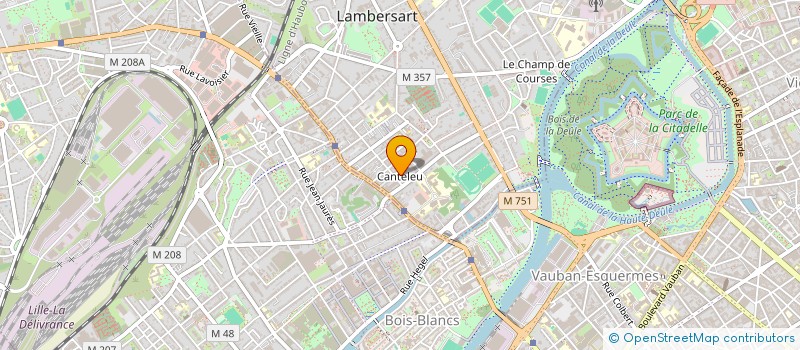 localisation de l'entreprise MADAME PERRINE BERNIER à LAMBERSART