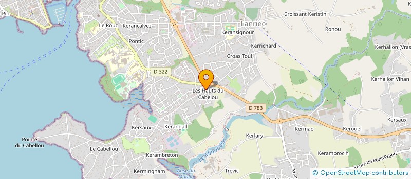 localisation de l'entreprise MADAME PERRINE BIDET  CONCARNEAU