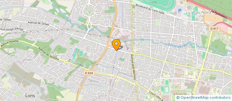 localisation de l'entreprise MADAME PERRINE BLANCHOT  LONS