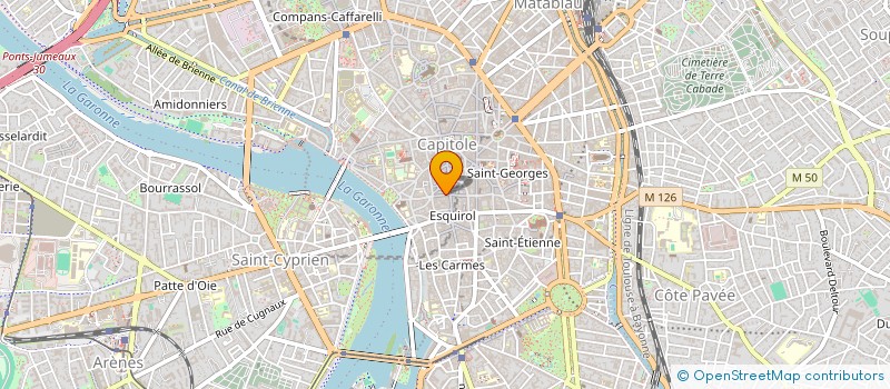 localisation de l'entreprise MADAME PERRINE BOMBONY  TOULOUSE