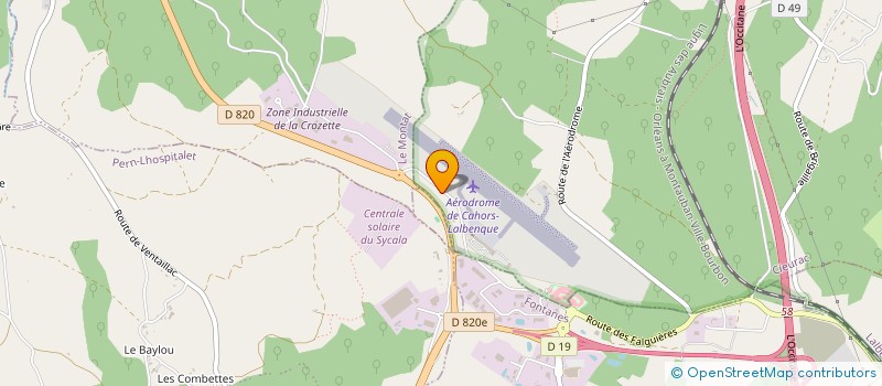 localisation de l'entreprise MADAME PERRINE BOUSSELY  CIEURAC