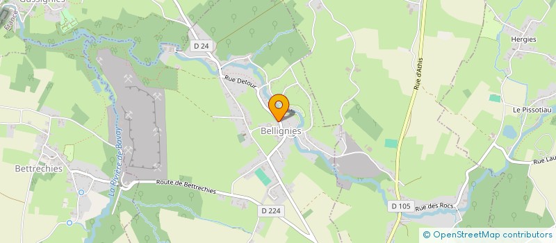 localisation de l'entreprise MADAME PERRINE BRACQ à TAISNIERES-SUR-HON
