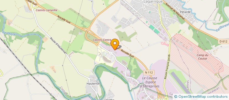 localisation de l'entreprise MADAME PERRINE CABROL  CASTRES