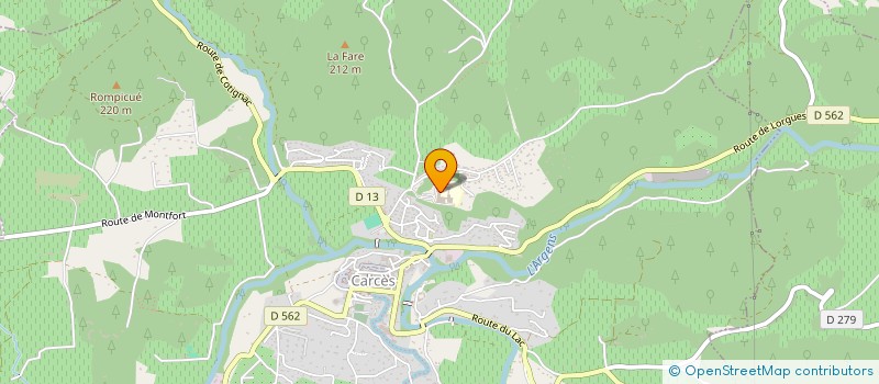 localisation de l'entreprise MADAME PERRINE CANO à CARCES