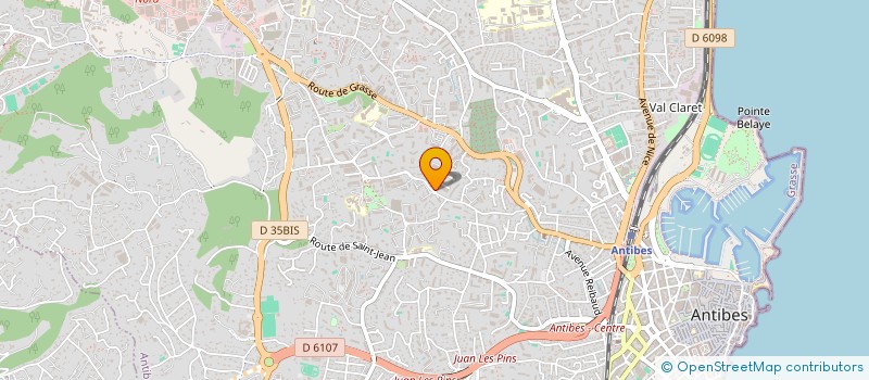 localisation de l'entreprise MADAME PERRINE CARRER  ANTIBES