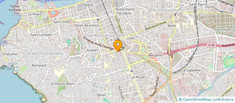 localisation de l'entreprise MADAME PERRINE CHAIGNEAU à MARSEILLE
