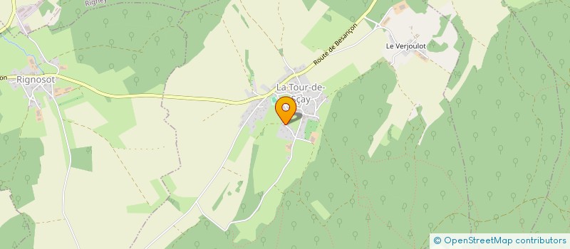 localisation de l'entreprise MADAME PERRINE CHALINE  LA TOUR-DE-SCAY