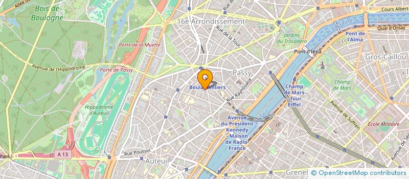 localisation de l'entreprise MADAME PERRINE CHAMPAGNE  PARIS