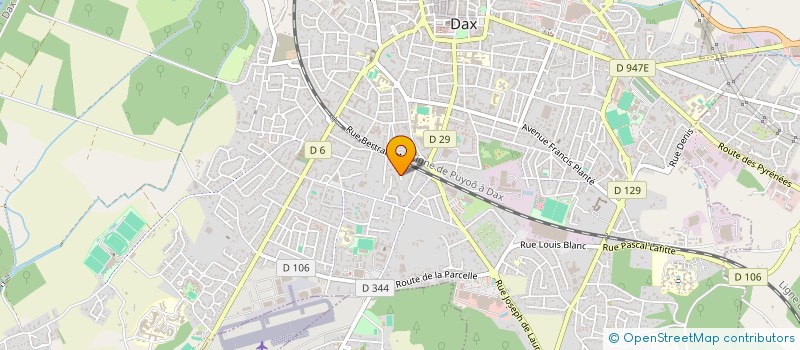 localisation de l'entreprise MADAME PERRINE CHANCEREL  DAX