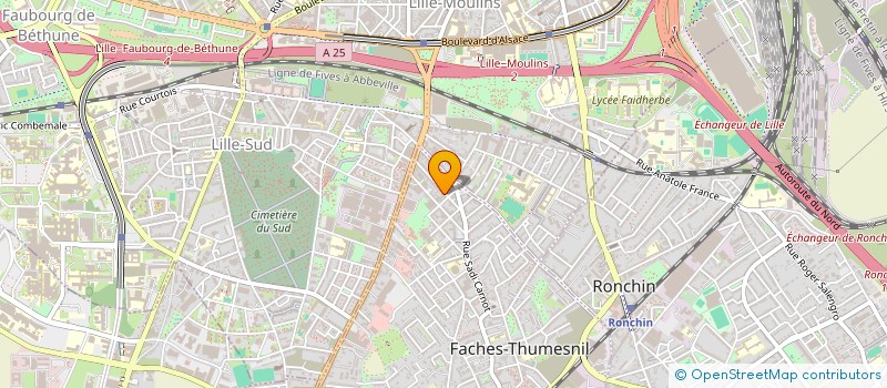 localisation de l'entreprise MADAME PERRINE CHEVALON à FACHES-THUMESNIL