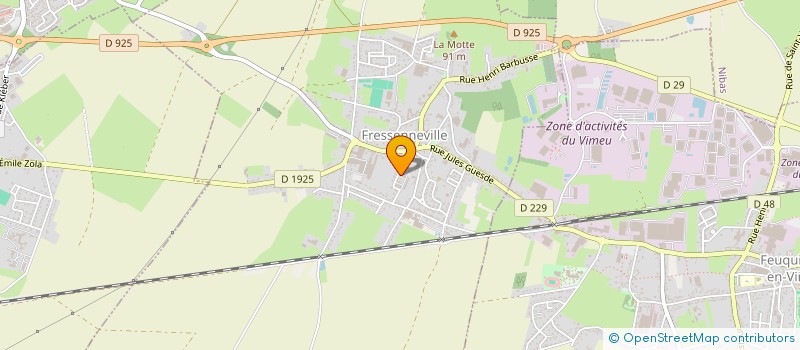 localisation de l'entreprise MADAME PERRINE COLASSE  FRESSENNEVILLE