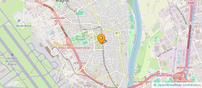 localisation de l'entreprise MADAME PERRINE COUDERT à BLAGNAC