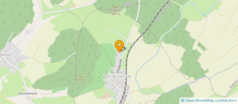 localisation de l'entreprise MADAME PERRINE COURTOIS  BARISEY-LA-COTE