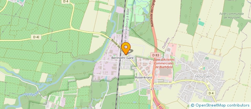 localisation de l'entreprise MADAME PERRINE DAUB à BENNWIHR